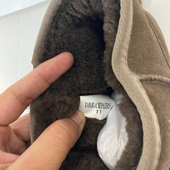 DREAM PAIRS Shearling-lined Winter Women's Ankle Boots Size 11 - Picture 10 of 12